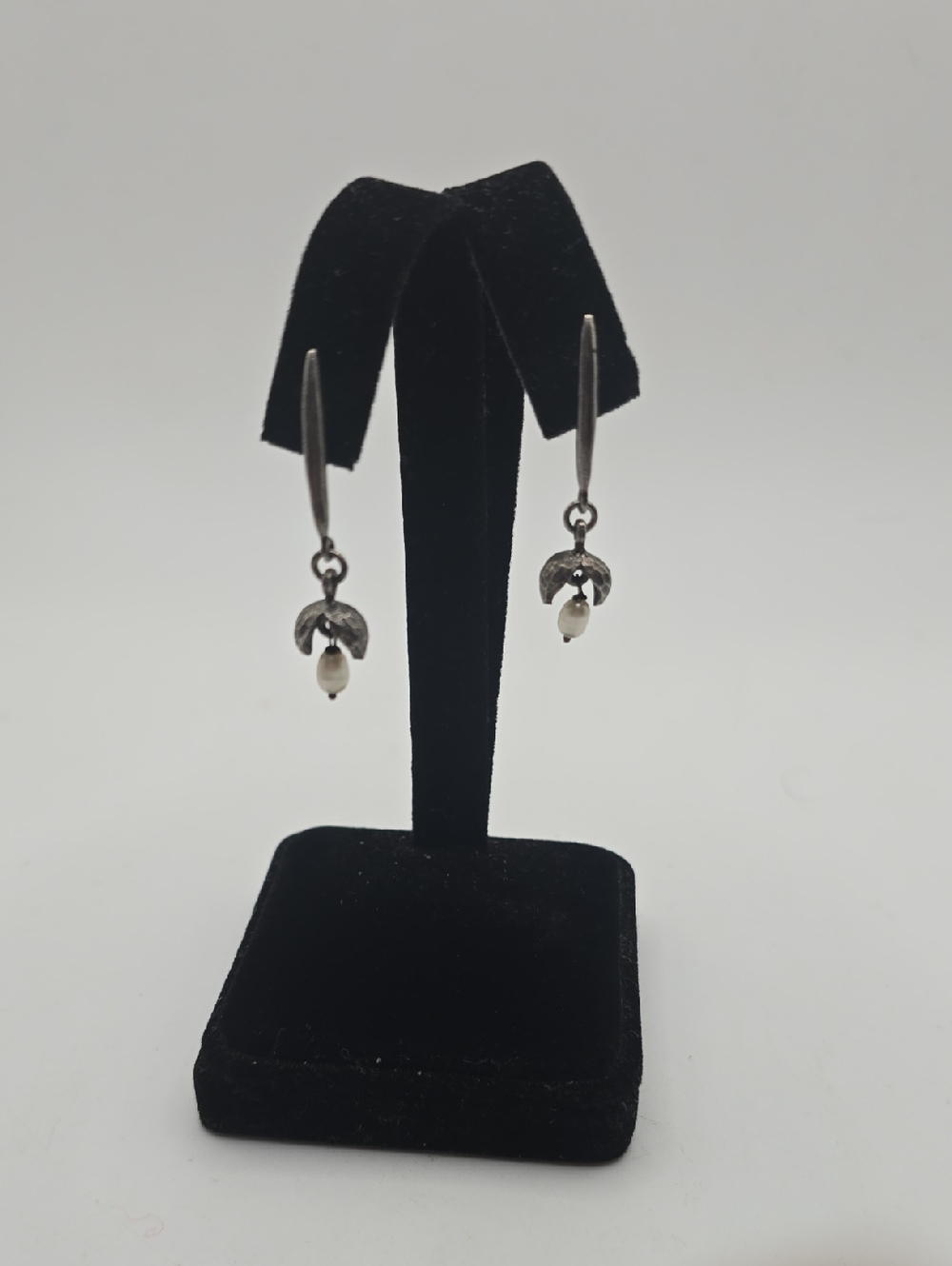 Sterling Silver Pearl Drop Earrings